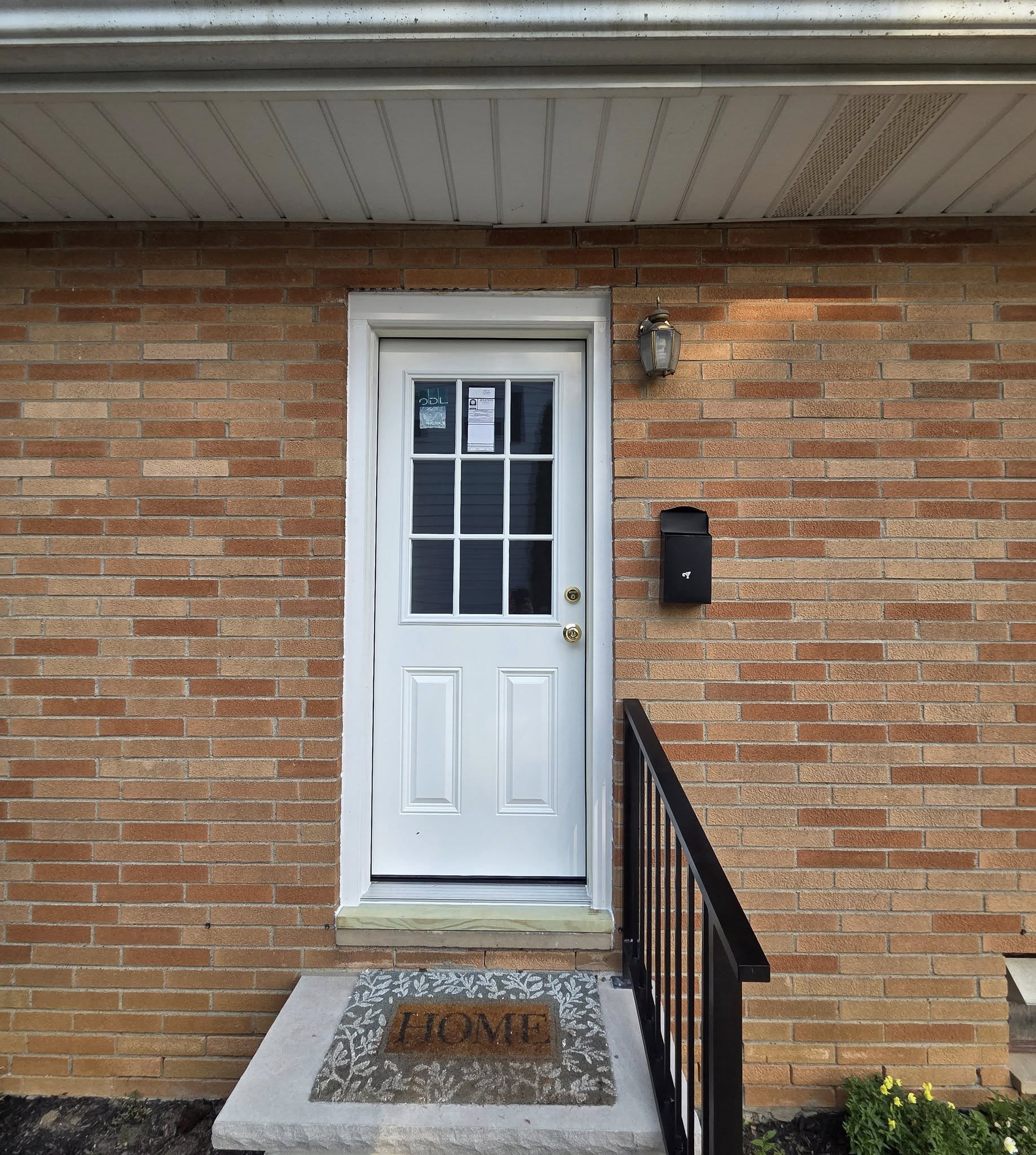 Premium Entry Door Installation - Before