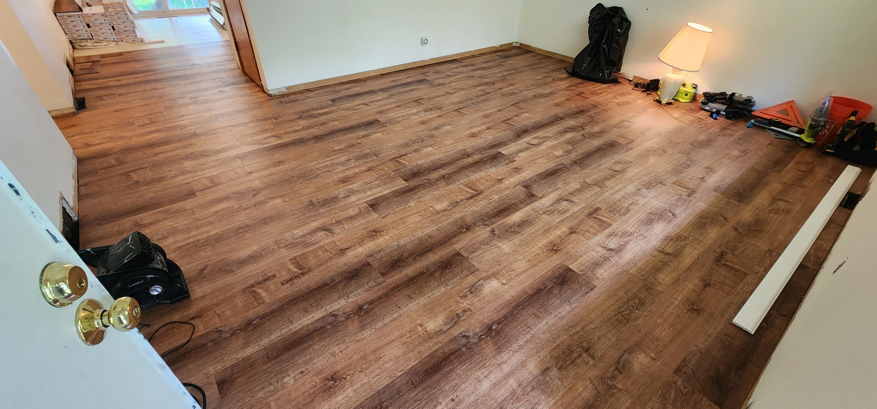 Luxury Vinyl Plank - Kitchen & Dining - After