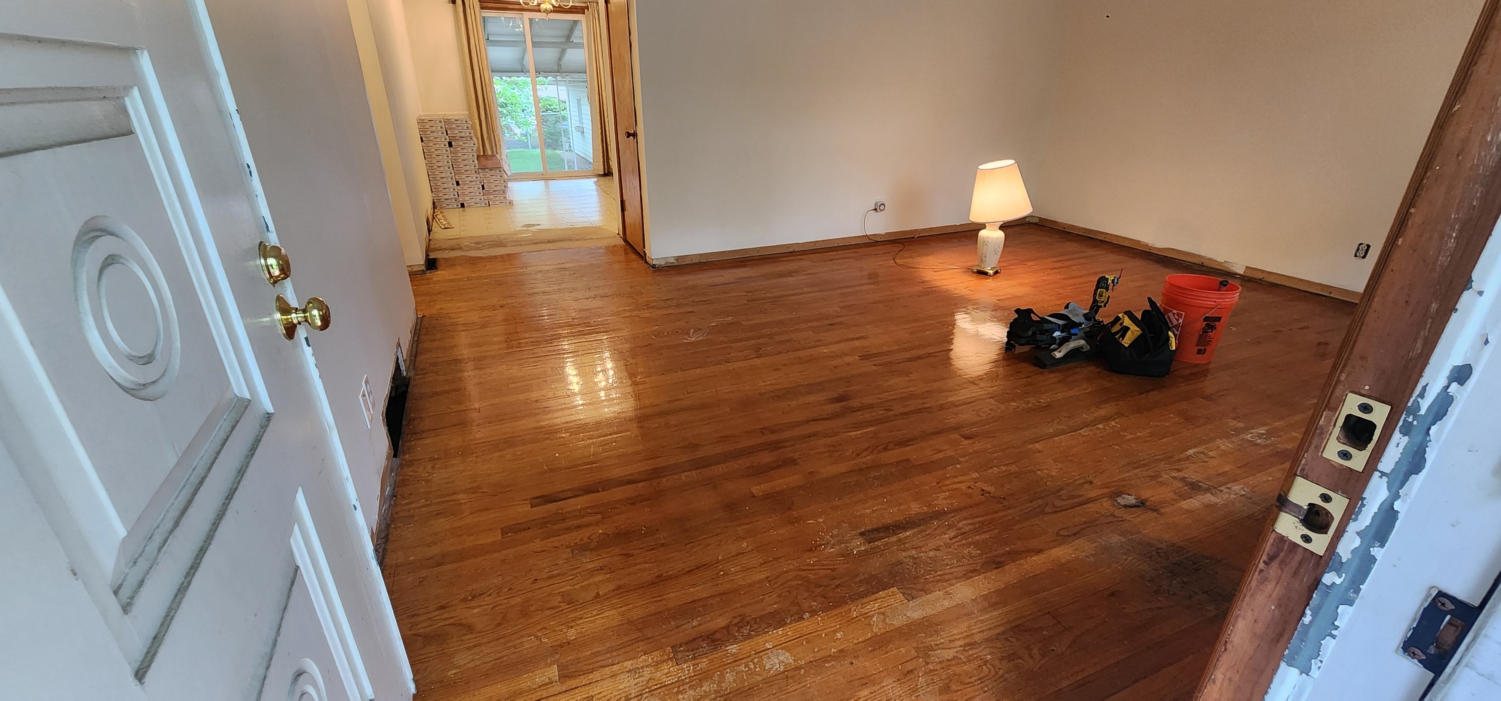 Luxury Vinyl Plank - Kitchen & Dining - Before