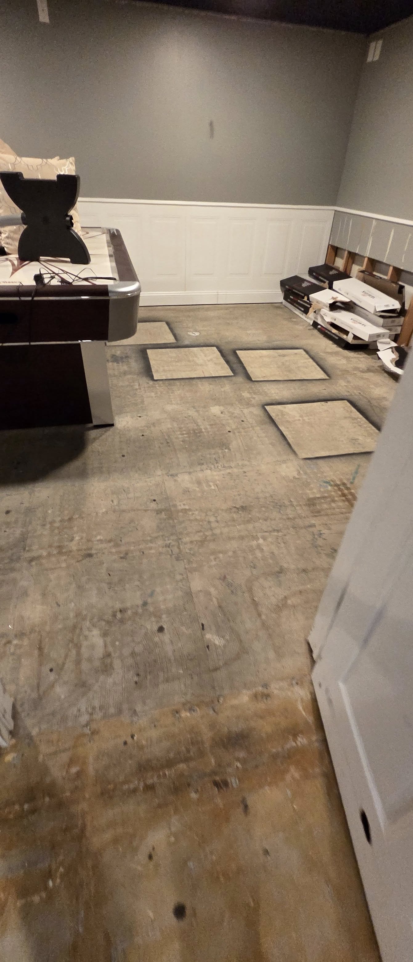 Luxury Vinyl Plank - Complete Home Remodel - Before