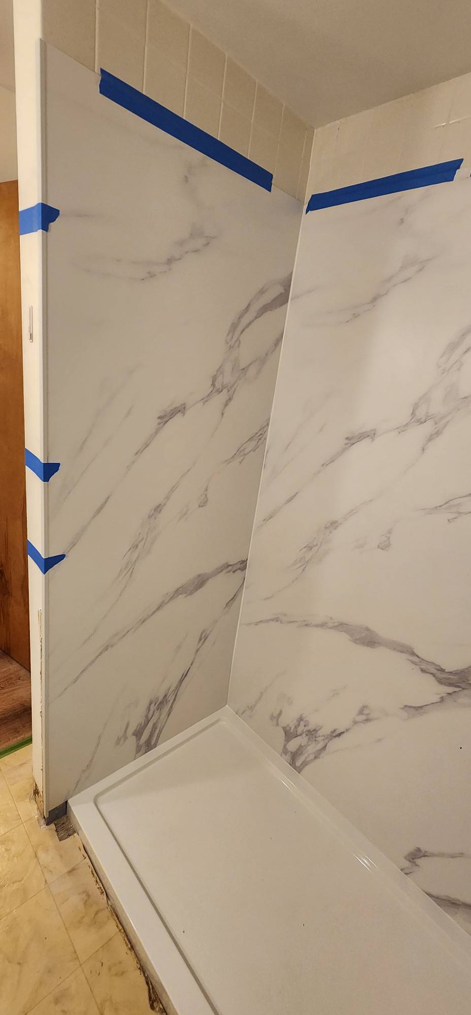 Shower Tile Renovation - After